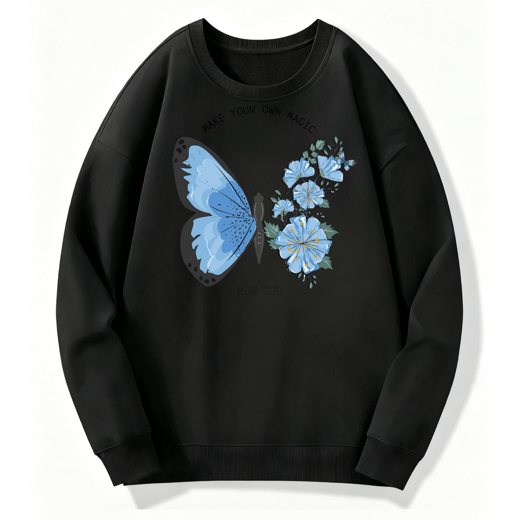 Butterfly Magic Floral Classic Hoodie - Image 3