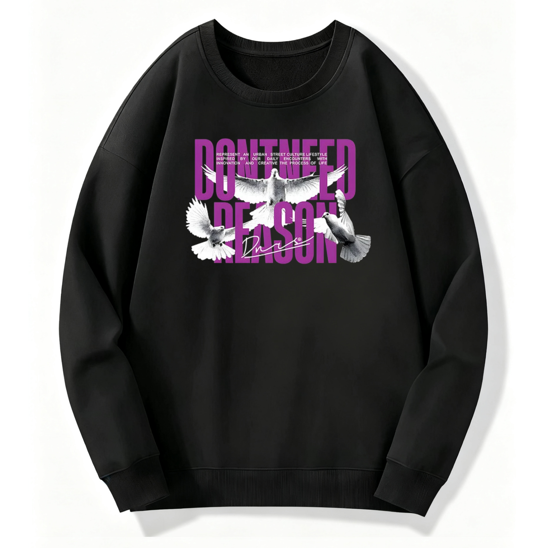 Don't Need Reason Pigeon Classic Hoodie - Image 4