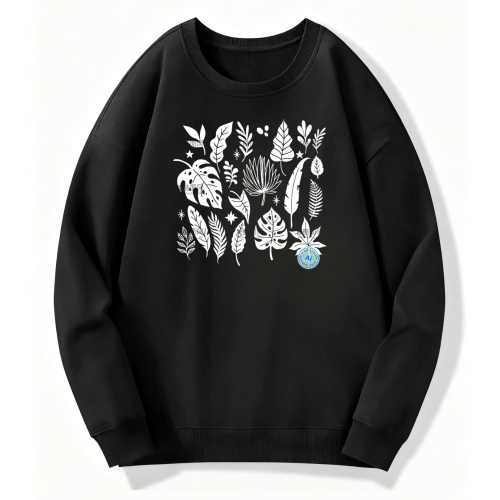 Tropical Leaves Graphic Classic Hoodie