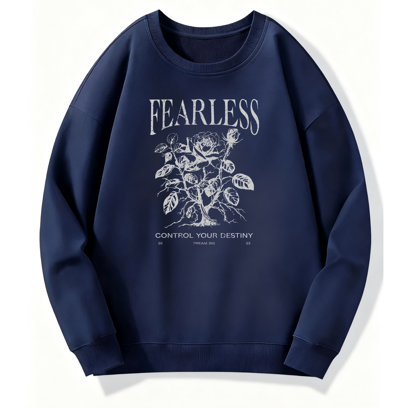 Fearless Rose Motivational Classic Hoodie - Image 4