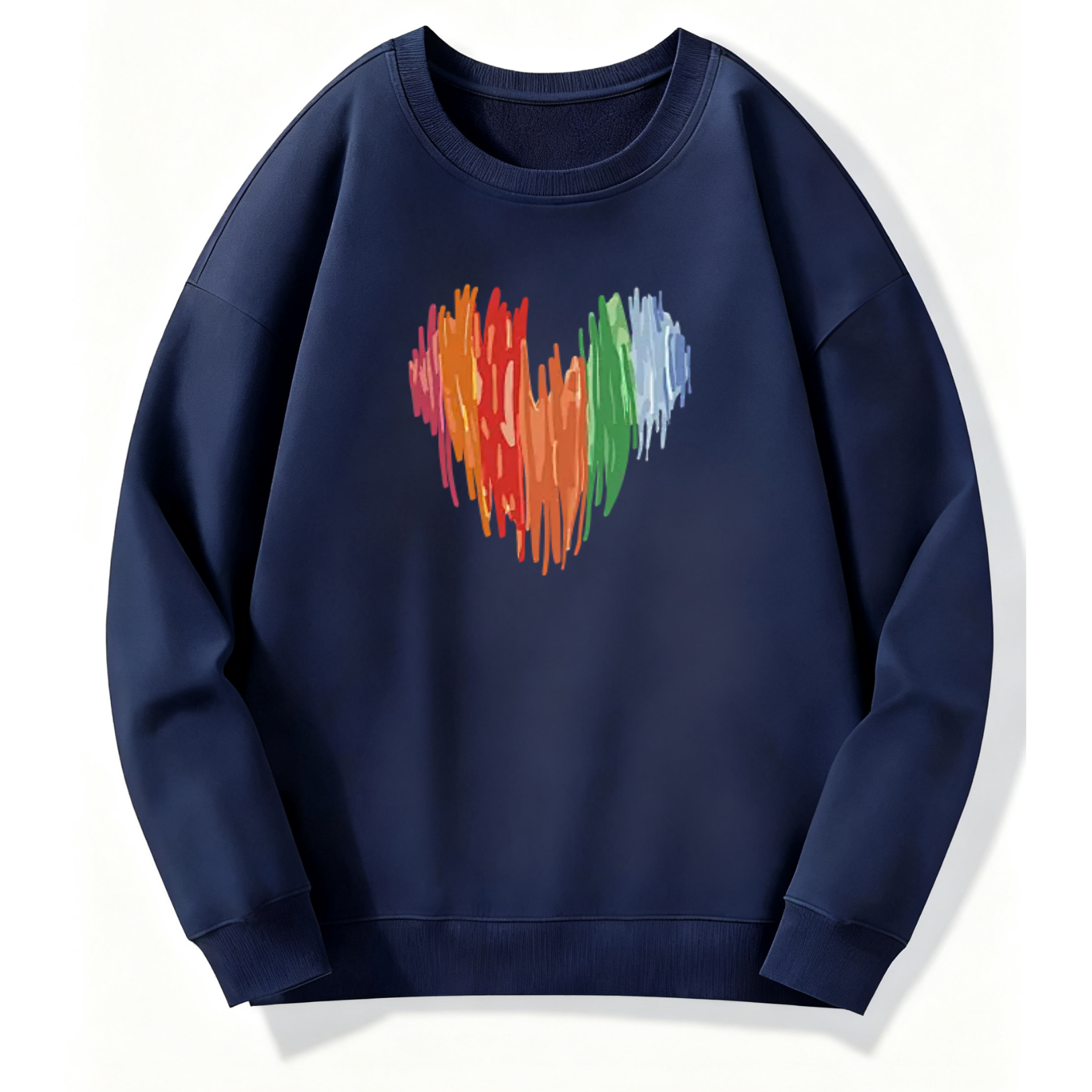 Rainbow Heart Classic Sweatshirt - Image 4