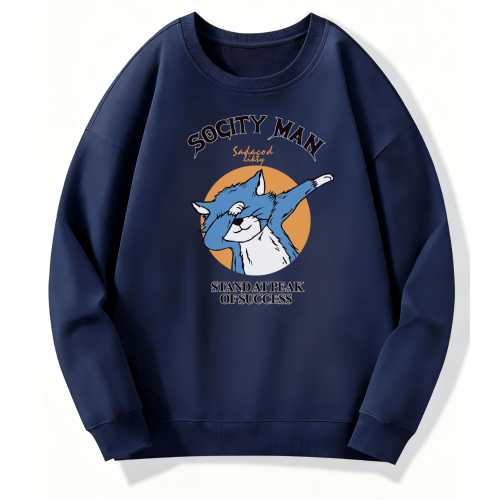 Socity Man Cat Success Classic Hoodie