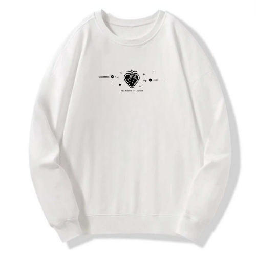 Strawberry Core Heart Classic Hoodie